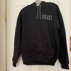 Zerobase1 Fruit on the Loom Women Black Fleece Hoodie M